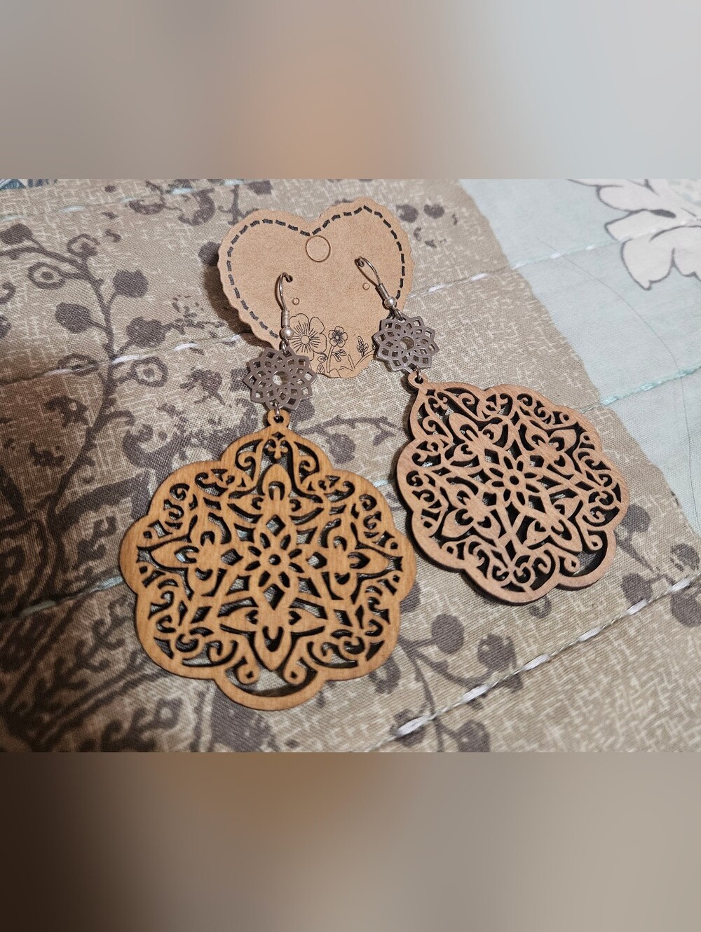 "Kaylee" Wooden Boutique Earrings